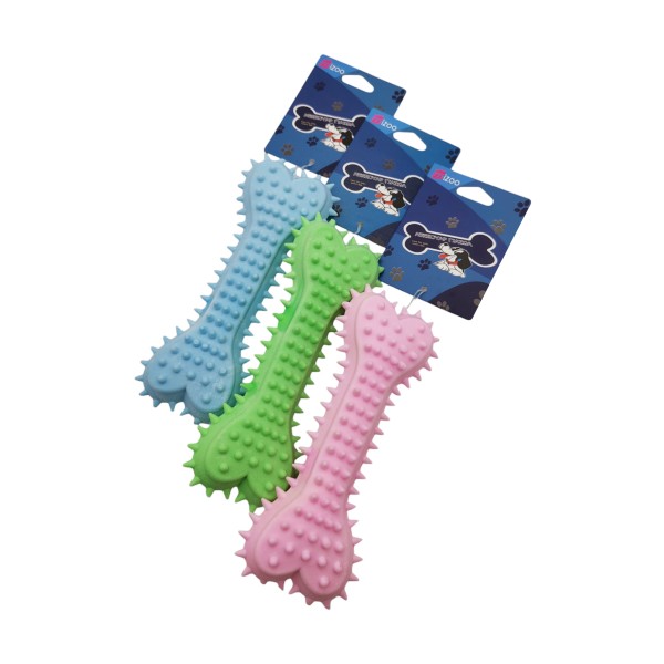 MIZOO ΠΑΙΧΝΙΔΙ ΣΚΥΛΟΥ ΚΟΚΚΑΛΟ ΣΕ 3 ΧΡΩΜΑΤΑ 10CM